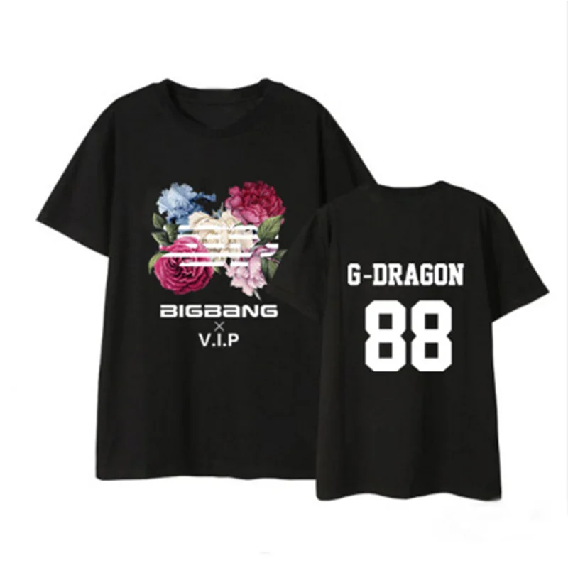 Персональный альбом Bigbang G-Dragon Kwon Ji Young Peaveminusone Flower Road Concert летняя футболка с короткими рукавами D-LITE SOL LJJ269 - Цвет: G-Dragon