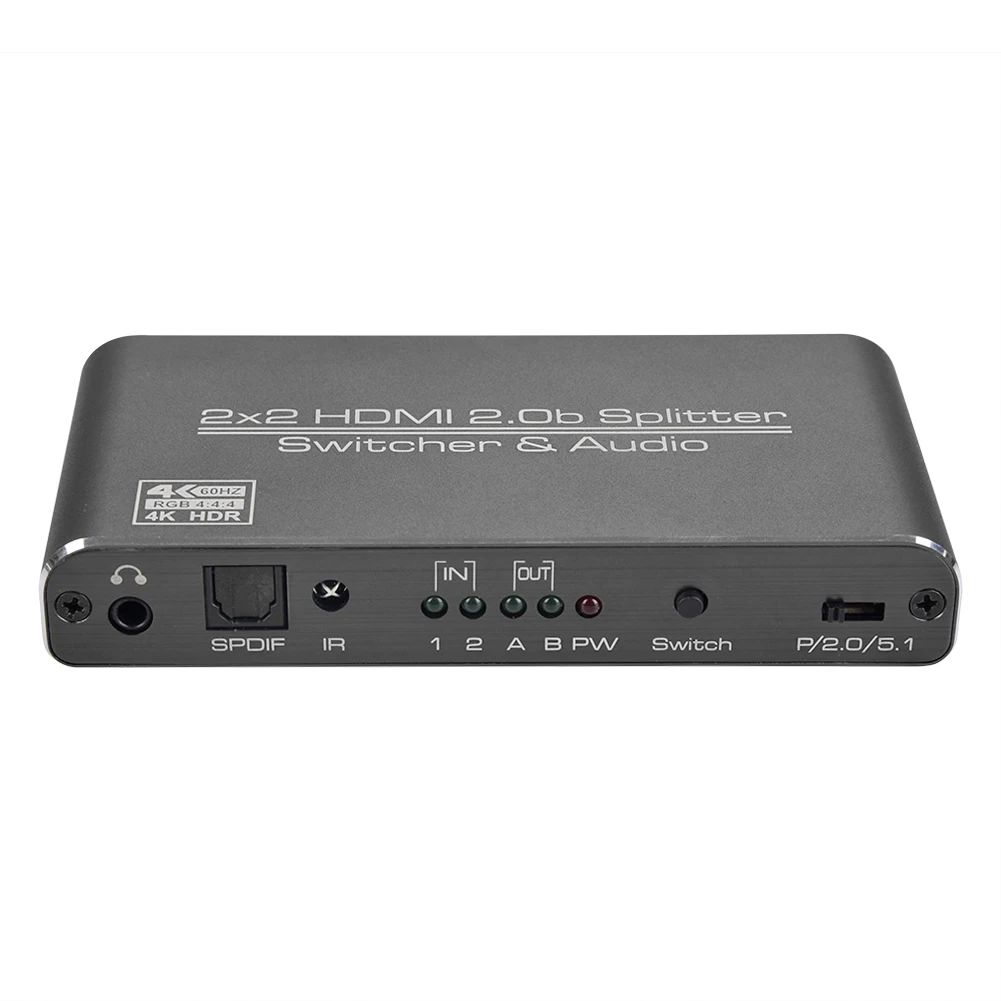 3D HDCP 2 HDR HDMI коммутатор горячая Распродажа простой прочный матрица 2x2 0 4k 60Hz