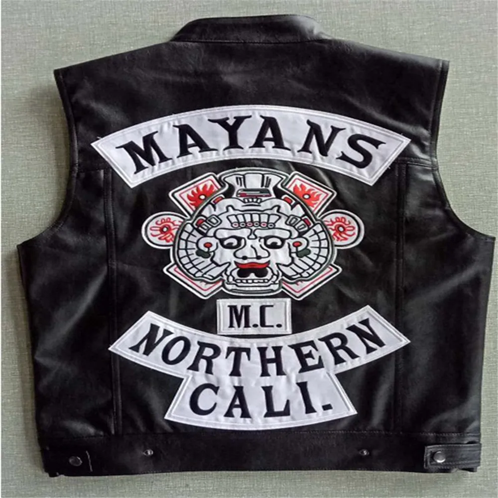 The-Sons-Of-Anarchy-Embroidery-Leather-Vest-Cosplay-costume-Black-Color-Motorcycle-Rock-Punk-sleeveless-Mayans(2)