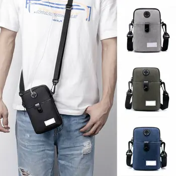 

Men Small Square Single Shoulder Bags For Men 2019 Mini Hip Hop Style Mobile Phone Casual Crossbody Bags Men Pouch Waist Packs
