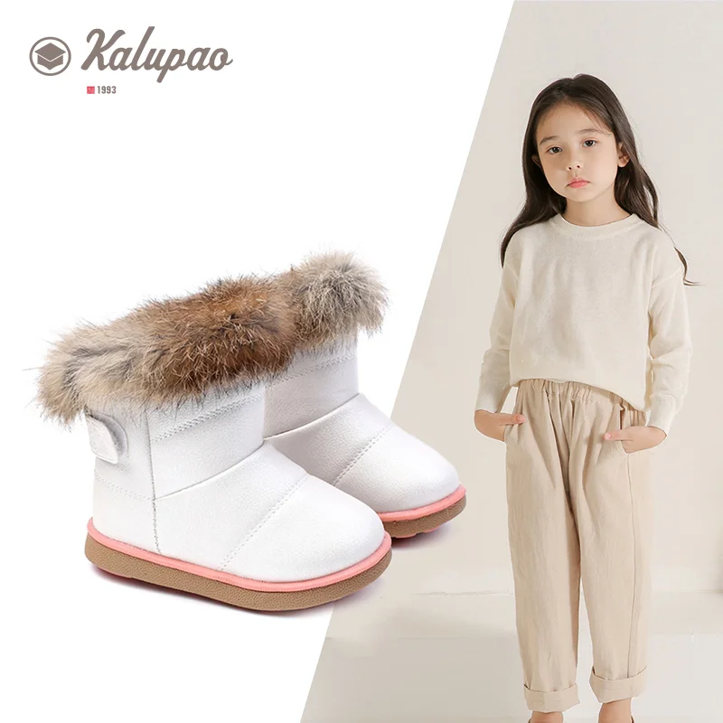 KALUPAO; детская обувь; зимние сапоги для девочек; детские резиновые сапоги; зимние теплые сапоги с мехом внутри; сапоги из кроличьего меха