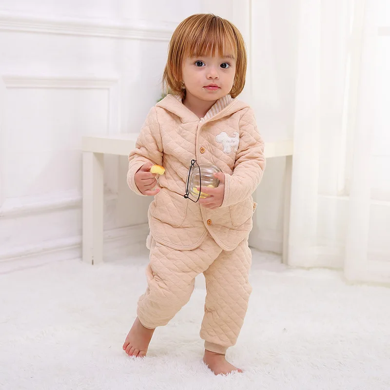 Vitality Bear/детская одежда для младенцев; зимние детские штаны из хлопка; плотная теплая повязка на голову; пояс с рисунком