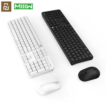 

Youpin MIIIW Wireless Office Keyboard & Mouse Set 104 Keys 2.4GHz Windows PC MAC Compatible Wireless Portable Keyboards
