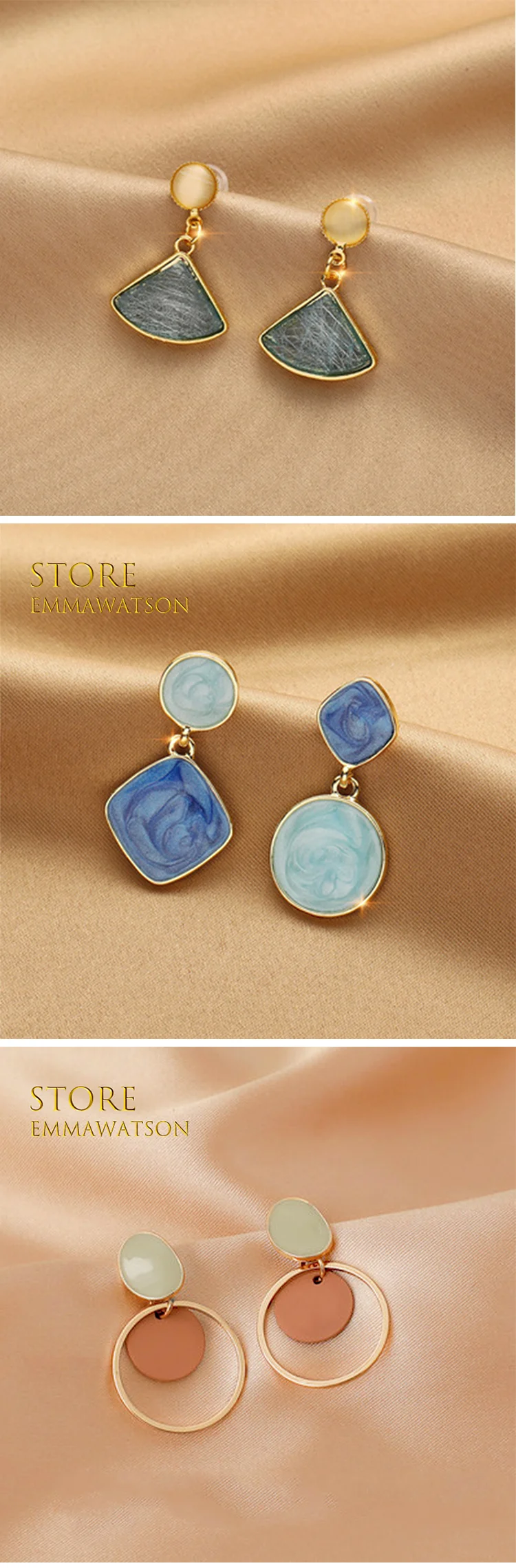 Fashion Women's Earrings Set Pearl Crystal Stud Earrings For Women 2021 Boho Geometric Round Flower Tassel Earrings Punk Jewelry