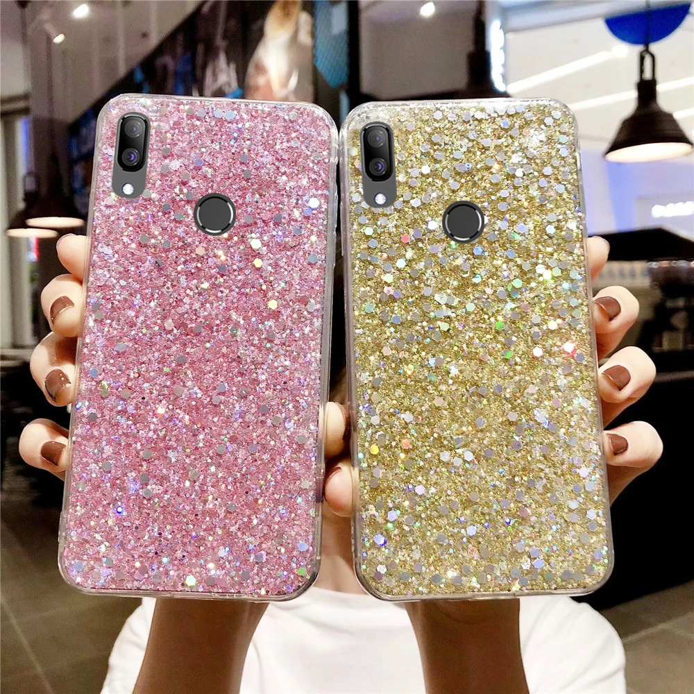 Блестящий Мягкий чехол для huawei Nova 5T 5 Pro 5i 4E Honor 20 Y7 pro Y9 2019 play P30 PRO LITE |