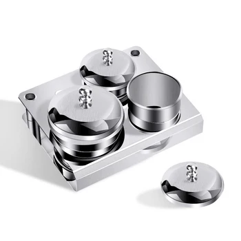 

Manicure Tools Crystal Cup Crystal Liquid Powder Cup With Cap Container Container Stainless Steel Can Cup 3 Piece/Set