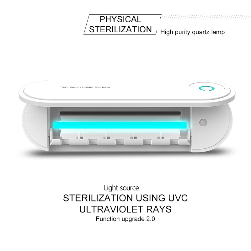 

Sterilization Toothbrush Sterilizer Ultraviolet Toothbrush Holder Household Intelligent Antibacteria Dynamic Disinfectio Holder