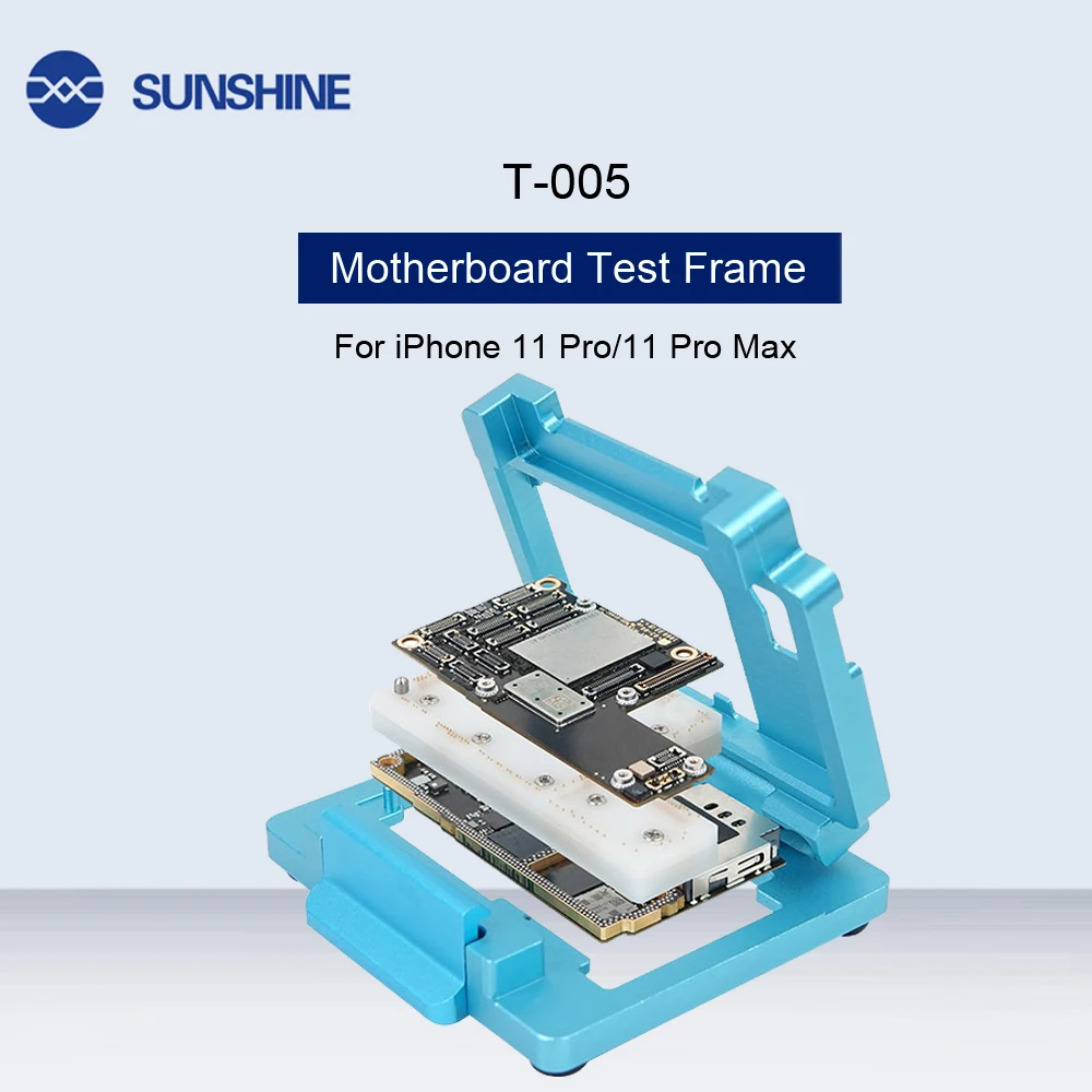 SUNSHINE T-005 материнская плата тестовая рамка для IP 11 Pro/11 Pro Max средний слой материнская плата простой тестовый стенд Обнаружение ремонт тест
