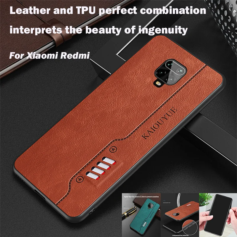 Роскошный кожаный чехол для телефона Xiaomi Redmi Note 10 9 9s 8 7 10x K30 K20 Lite Pro 9T cc9 E Lite|Бамперы|