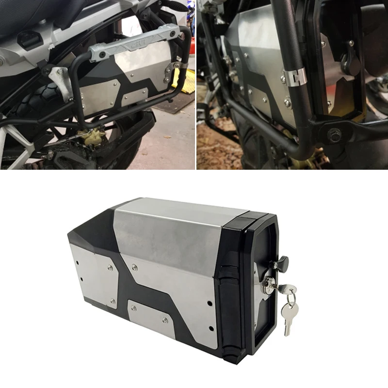 Facibom Motorcycle Box Toolbox 5 Liters for Left Side Bracket for R1250GS LC Adventure R 1250 GS Tool Box 2019-2020