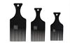 Salon Use 3 Size Black African American Pick Comb Hair Combs Afro Hair Comb For Hairdressing Styling Tools DIY Hair Tool LZN0037 2