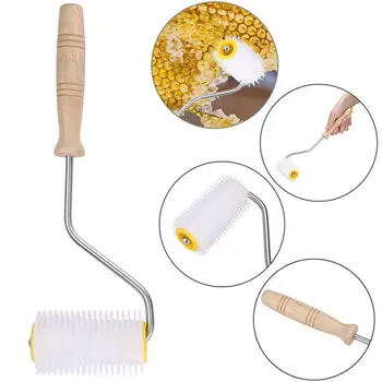 

High Quality Bee Roller Uncapping Needle Rollers Wheel Uncapping Comb Plastic Honey Equipment Needle Beekeeping Extracting V9X9