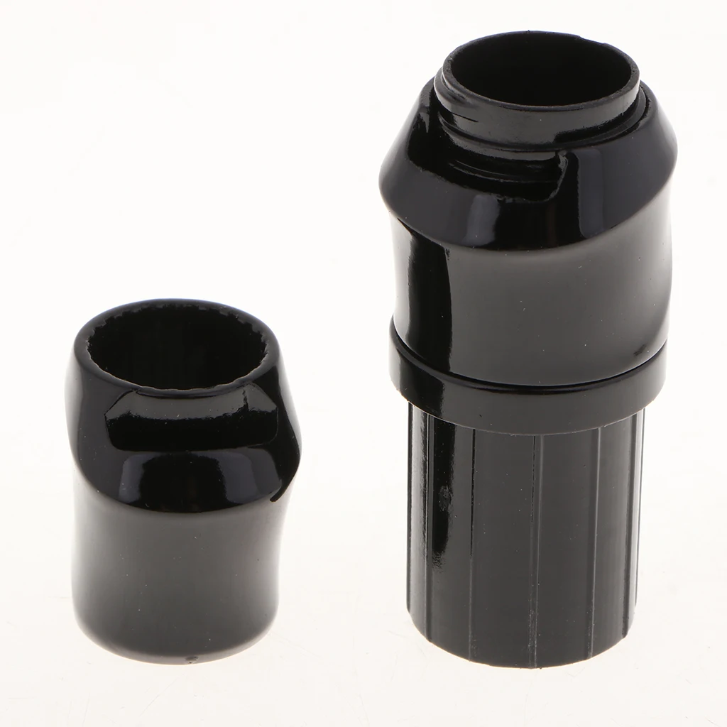 Fishing Reel Seat Set Aluminum Alloy Plastic Locking Nut Decorative Trim Ring Rod Repair Fishing Reel Seat Fishing Tools