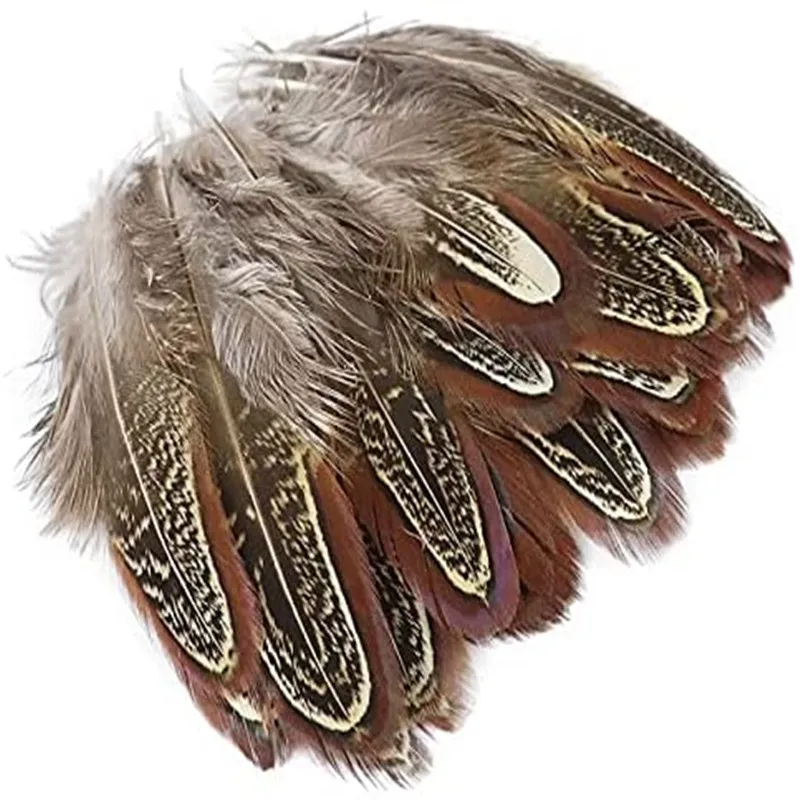 Pheasant Feathers for crafts DIY Marabou Feathers jewelry making Wedding Decoration 20/100pcs 4-8cm pheasant feathers craft feathers