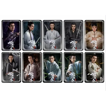 

Mo Dao Zu Shi China Anime Card Sticker DIY Decoration Bus ID Waterproof Card Stickers Kids Classic Toys Sticker 10 Pcs/SET