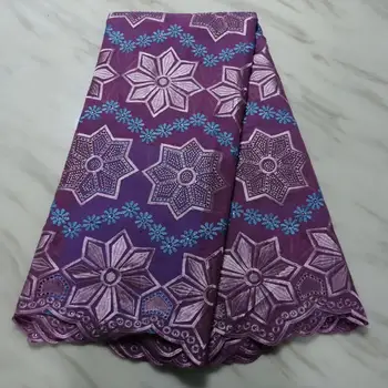 

African French Swiss Voile Lace High Quality Cheap Voile Lace Fabric Nigerian Dry Cotton Lace Fabric Switzerland Lace Women(8-19