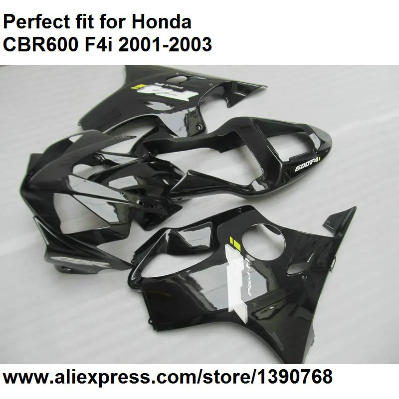 Запасные части для кузова обтекатели для Honda CBR 600 F4i 2001 2002 2003 матовый черный обтекатель комплект CBR600F4i 01 02 03 BA122