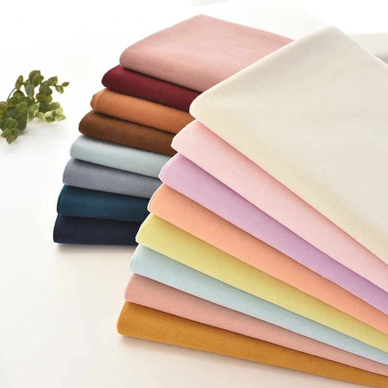 145*50cm/Pcs 재고 있음 도매 고품질 코튼 코듀로이 원단 드레스 의류 코듀로이 셔츠 원단