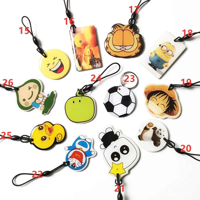 5Pcs/lot 125Khz Proximity RFID EM4305 T5577 Smart ID Writable keyfob Rewriteable Token Tag Keyfobs Keychains Access Control 2