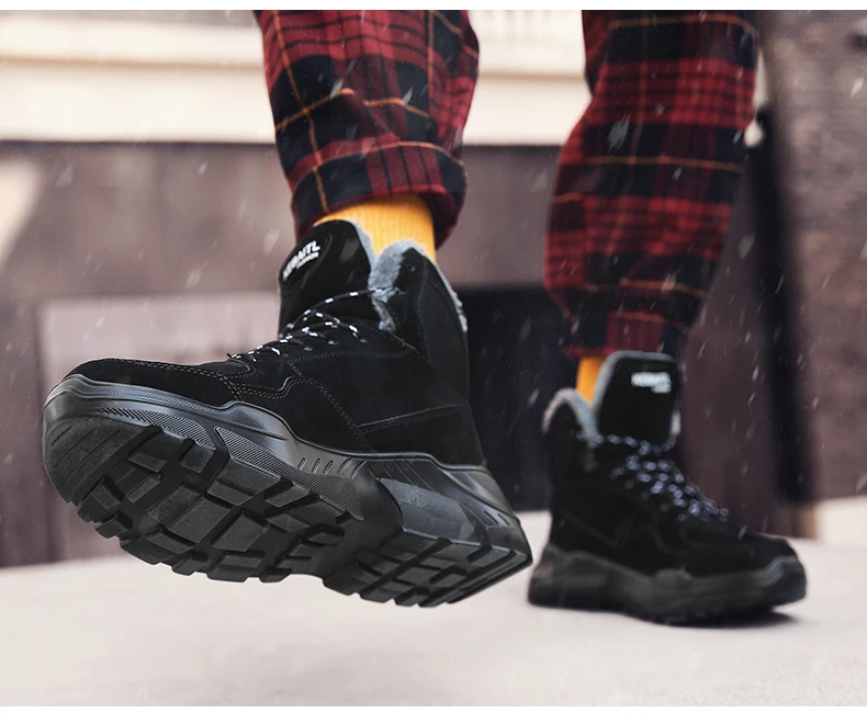 Snow Boots Men Winter Warm Shoes Male Casual Shoes Man Sapato Tenis Masculino Adulto Buty Scarpe Uomo Krasovki Sneakers Schoenen