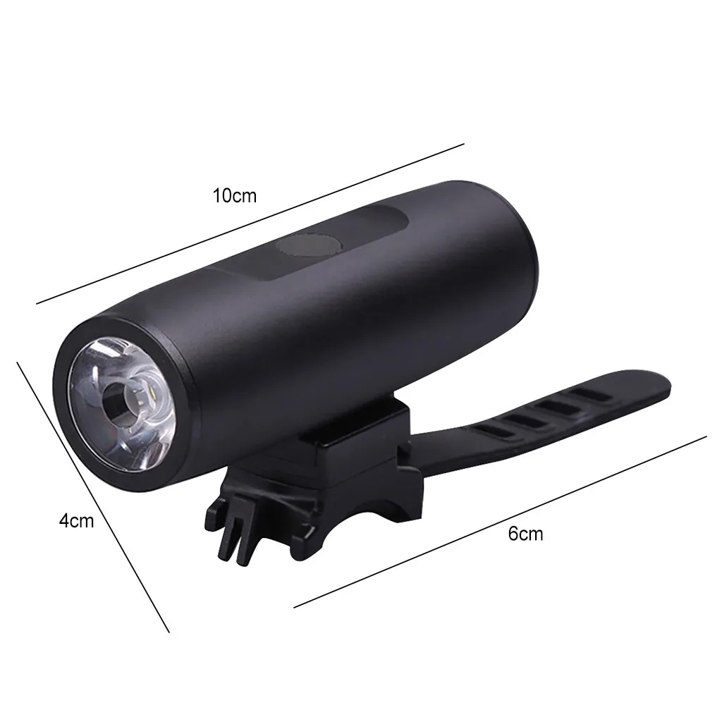 Bike Light Rainproof USB Rechargeable LED 2200mAh MTB Front Lamp Headlight Aluminum Ultralight Flashlight Bicycle Ligh#T3
