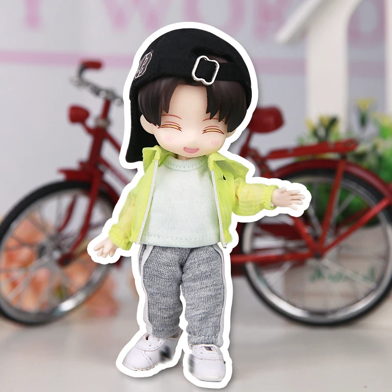 M0087 детская игрушка ручной работы 1/12 ob11 кукла blyth BJD/Аксессуары для кукол SD GSC цветная Солнцезащитная одежда с капюшоном 1 шт