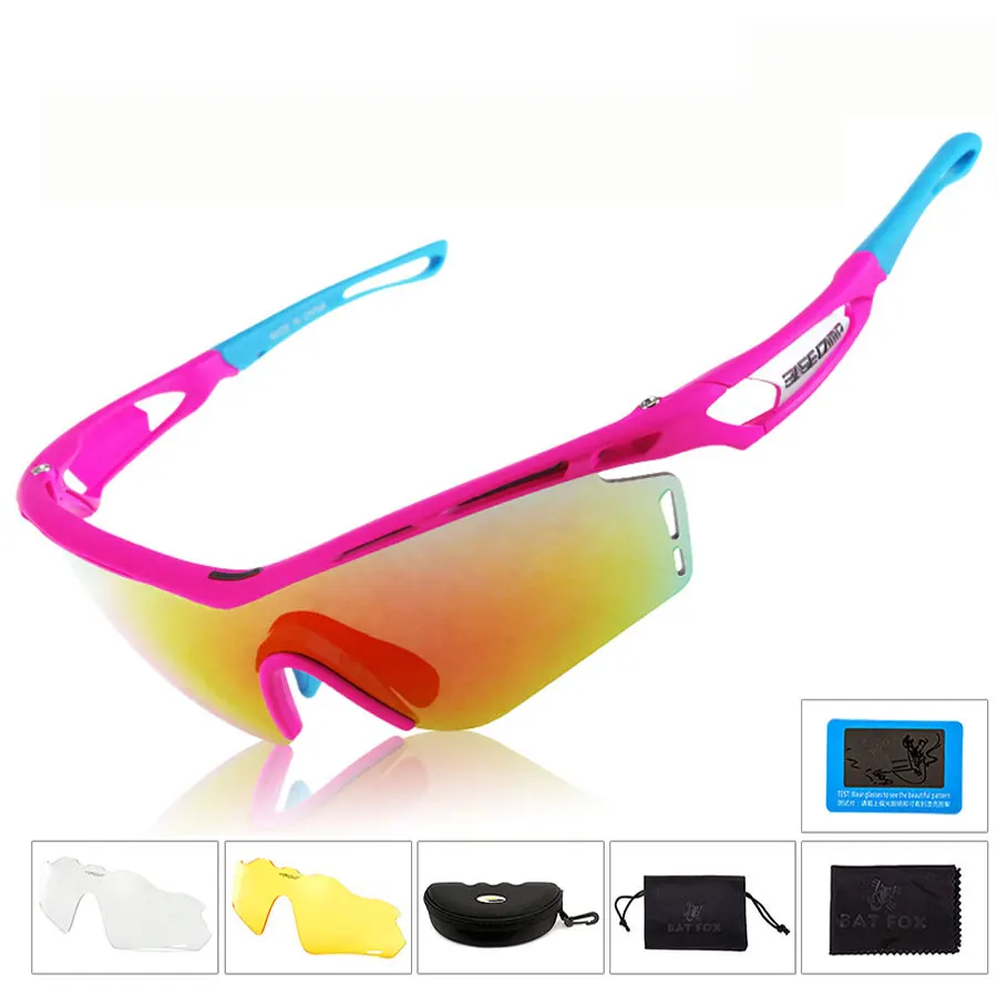 BATFOX, поляризационные велосипедные очки для женщин и мужчин, для улицы, MTB, шоссейные, велосипедные очки, ветрозащитные, велосипедные солнцезащитные очки, Oculos Ciclismo - Цвет: 111
