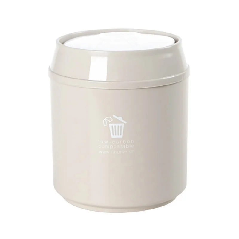 New Home Living Room Mini Trash Can Press Type Desktop Trash Can Detachable Cover Waste Bins#m - Цвет: K