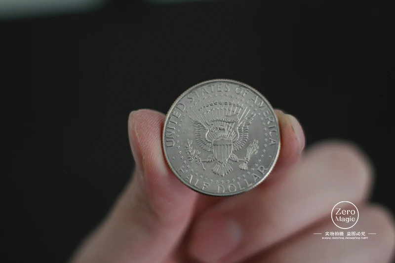 1 шт. волшебные фокусы для монет в долларах стиль копирования настоящая монета