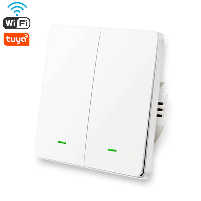 WI-FI умный светильник кнопочный переключатель 1/2/3 Tuya дистанционного Управление 86 стены Панель Беспроводной переключатель Google Home приложение Smart Life Alexa