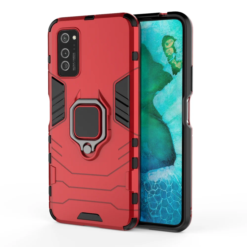 red OUDINI задняя крышка с подставкой противоударный чехол для huawei Honor v30 pro Чехол для huawei Honor v30 pro Чехол - Цвет: red