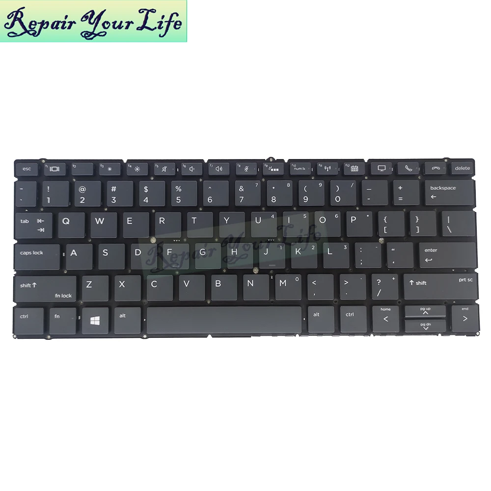Teclado Retroiluminado para hp Elitebook Eua Inglês Mylar em X360 830 g9 835 g9 13 N08384 N08383 - Imagem 2