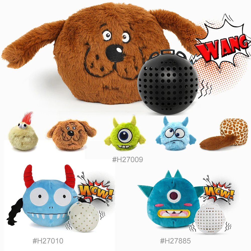 Automatic Pet Dogs Interactive Shake Dog Toy Plush Squeaky Jumping Ball Giggle Aggressive Chewers for Exercise Dog Pet Supplies