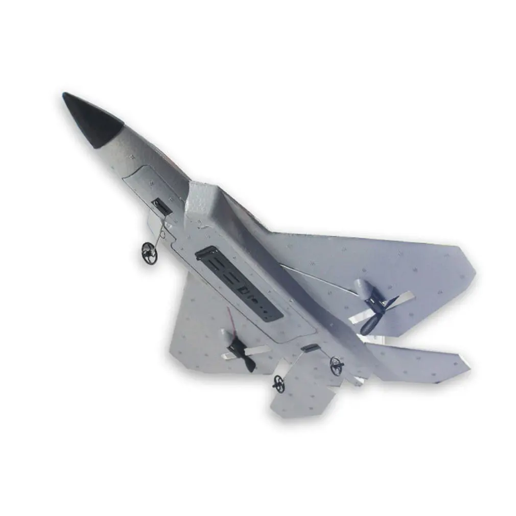 F22 пульт дистанционного управления Истребитель с фиксированным крылом Электрический самолет ударопрочный планер из пеноматериала Игрушечная модель самолета сменный аккумулятор