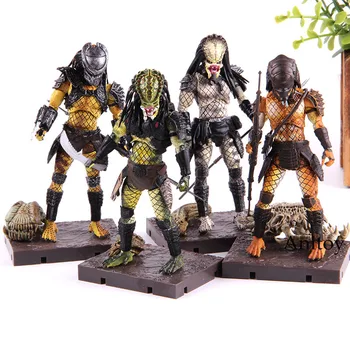 

Aliens Predator 2 Figure Shaman Scout Lost Stalker Aliens Mini Predator Action Figure PVC Collectible Model Toy