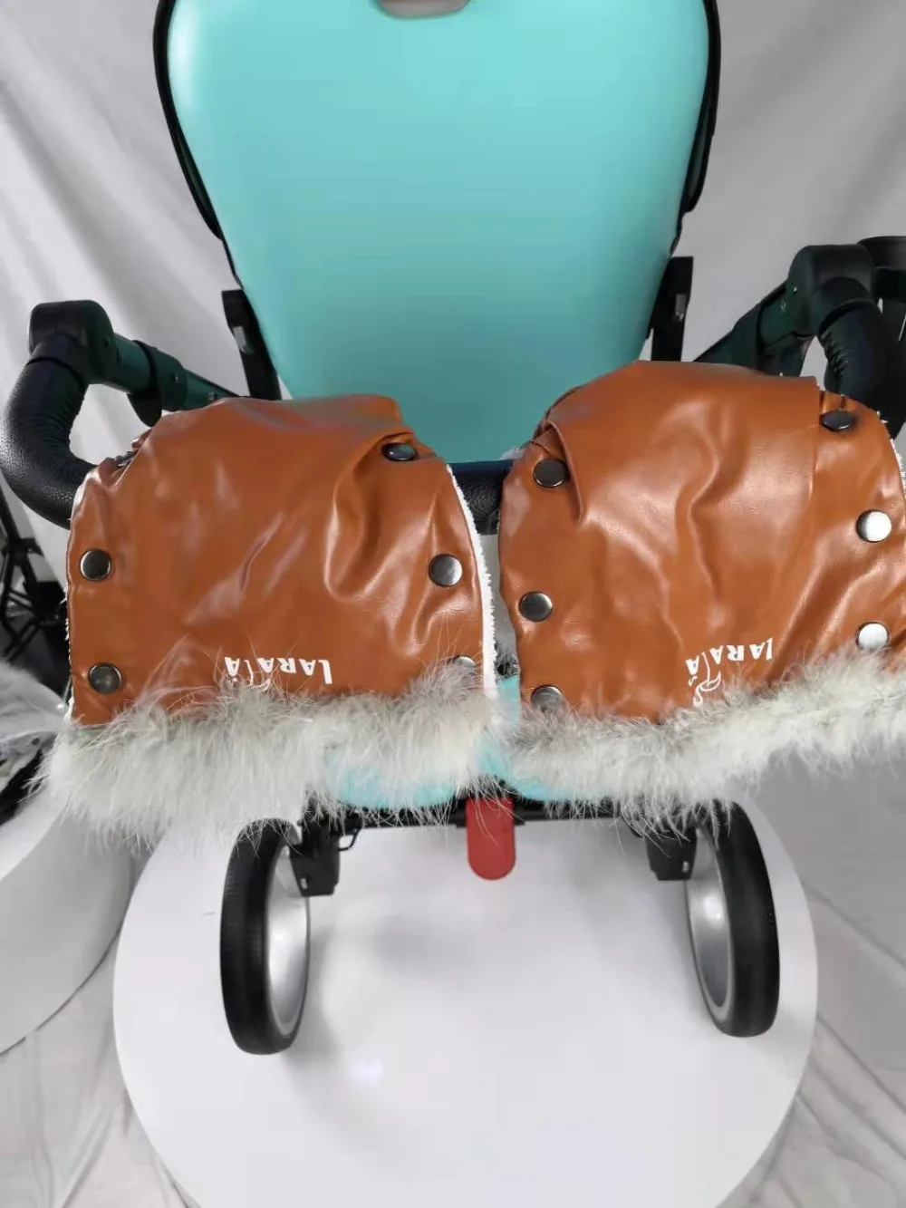 Stokke коляска кожа Мех Муфта ручной маффюпер теплые перчатки рукавицы водонепроницаемые ветрозащитные для русской мамы