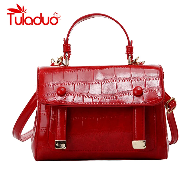 

Fashion Crocodile Chains Women's Designer Handbags High Quality PU Leather Women Totes Ladies Alligator Shoulder Crossbody Bags