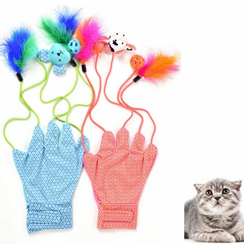 cat toy glove