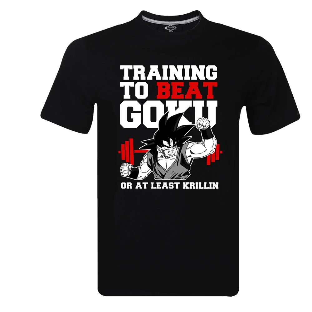 Футболка для тренировок в тренажерном зале To Beat Goku или Killing Dragon Ball Z футболка T128 с