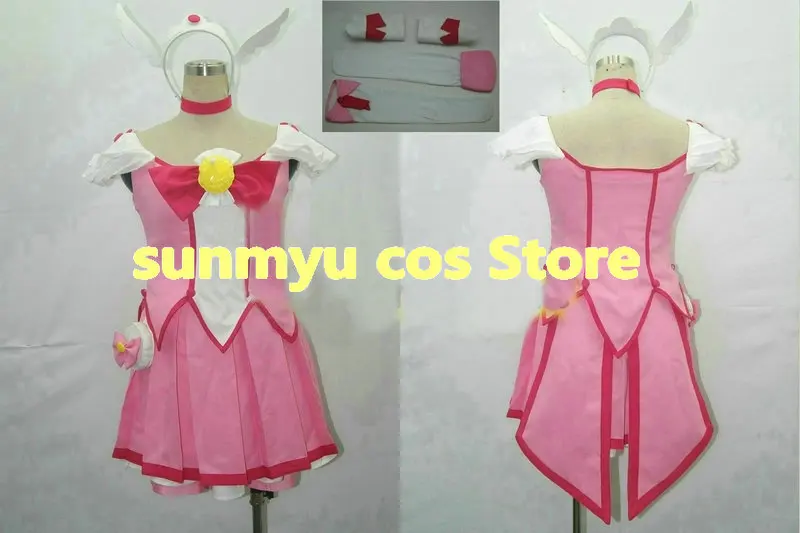 Smile Pretty лечения Miyuki Hoshizora вылечить счастливый розовый Косплэй костюм
