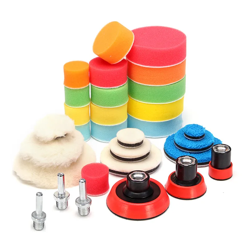 Набор прочных 30 шт. автомобильная полировальная Подушка 1/2 дюйма комплект для