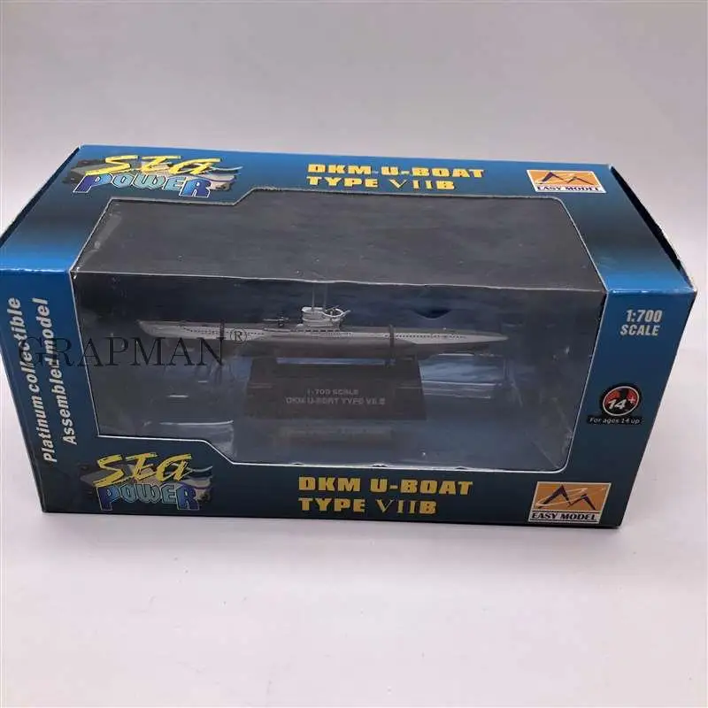 

1/700 WWII DKM U-BOAT TYPE VIIB Platinum Collectible Assembled Model Finished Model Easymodel Toy