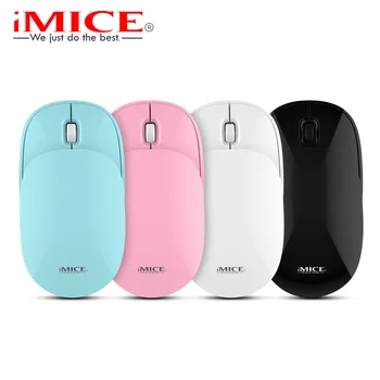 

IMICE 2.4G Wireless LED Backlit Rechargeable Silent Mouse USB Mouse Optical Gaming Mouse Desktop PC Laptop Slide cover Mouse
