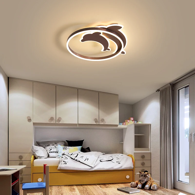Светодиодный светильник для гостиной, спальни, столовой, кухни, кабинета, круглой рамы, лампы с регулируемой яркостью, с дистанционным креплением на поверхности