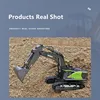 1:14 Screw Power Large Remote Control Excavator Truck 2.4G 22CH LED Lighting Unlimited Rotation Alloy Bucket RC Excavator Truck 5