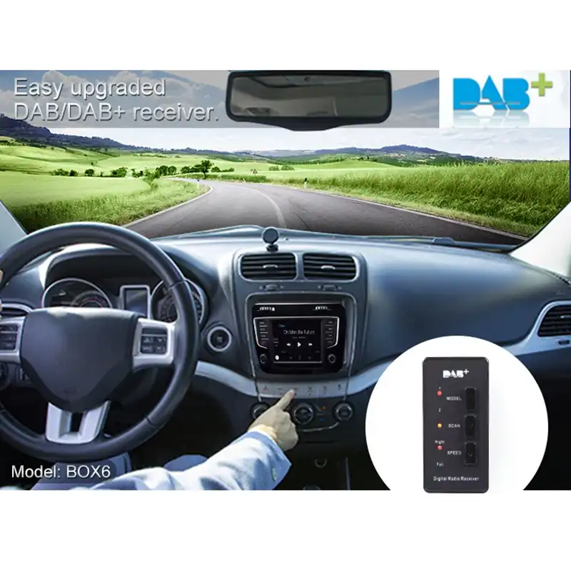 Новый-Автомобильный DAB/DAB + приемник, цифровой радио тюнер, приемник, о-вещательный приемник для автомобиля, стерео