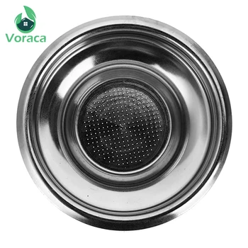 

58mm Stainless Steel Coffee Tea Filter Basket for Espresso Coffee Machine Accessories Non Pressurized Single Double Powder Bowls