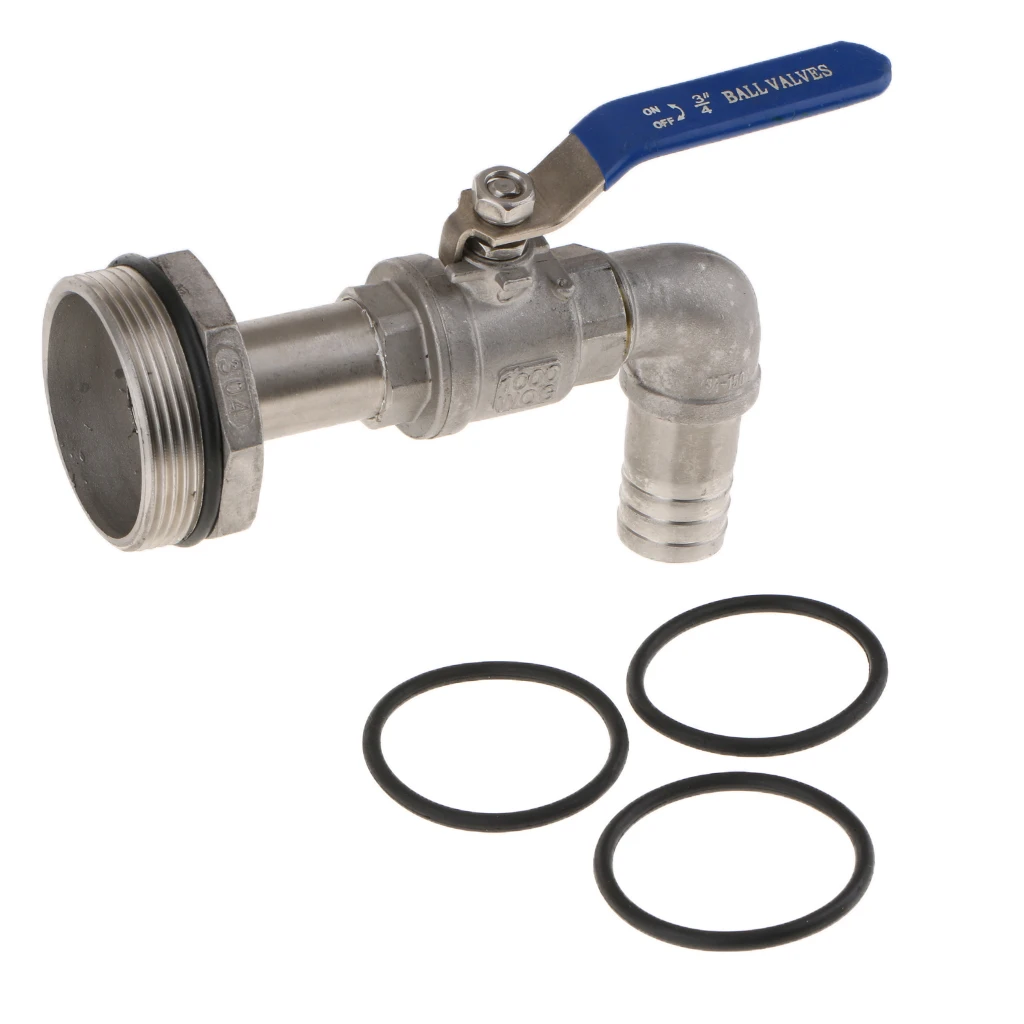 90 Degree L Type Gasoline Barrel Outlet Nozzle Fuel Handle Tap w/O-ring Seal 25.5mm