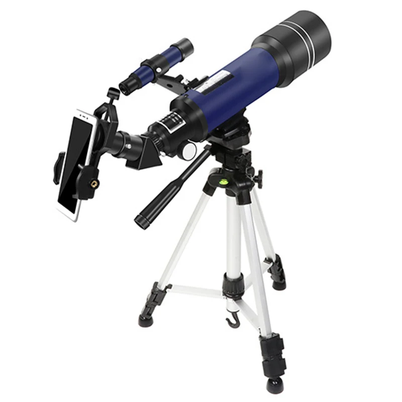 Астрономический телескоп 70 мм рефрактор телескоп для наблюдения за луной для детей взрослых начинающих Астрономия 16X 67X объектив с Искателем