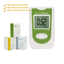 Fast Home Monitor for Blood Cholesterol Tester URINE test ANALYZER Glucometer Test Kit with Full Test strips mmol/L